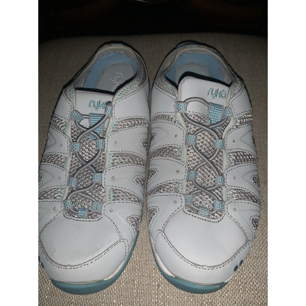 Ryka‎ Womens Shoes 7 Tangie Gray White Blue